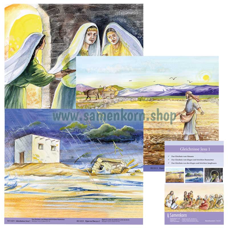 Gleichnisse 1 NT 3 Bildermappe für Kinderarbeit 116225